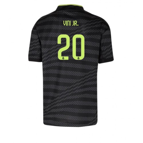 Real Madrid Vinicius Junior #20 Tredjedrakt 2022-23 Kortermet Real Madrid Vinicius Junior #20 Tredjedrakt 2022-23 Kortermet